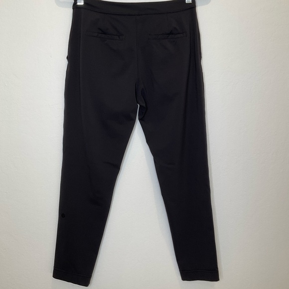 Lululemon Tapered-Leg Mid-Rise Pants 7/8 Length Luxtreme Black - Picture 8 of 16